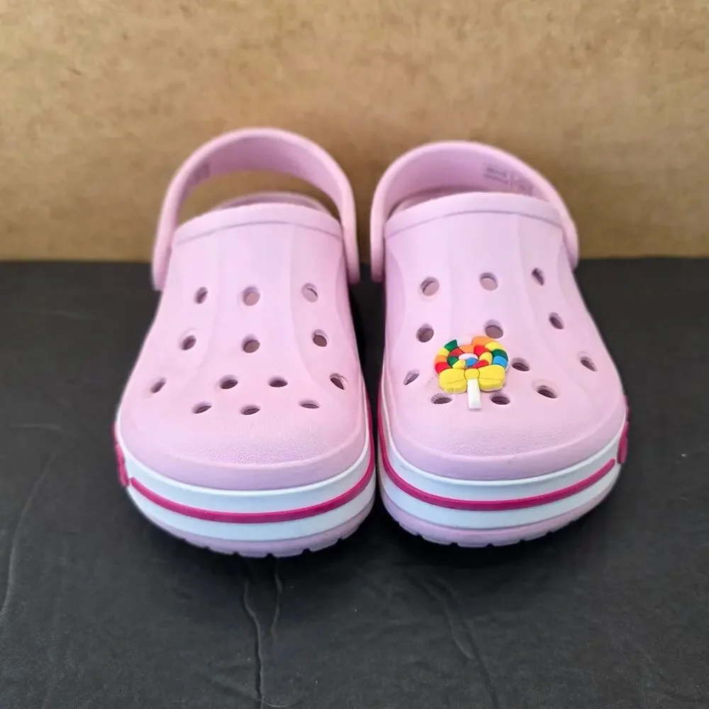 Crocs Bayaband Pink Clogs Toddler Size C12
